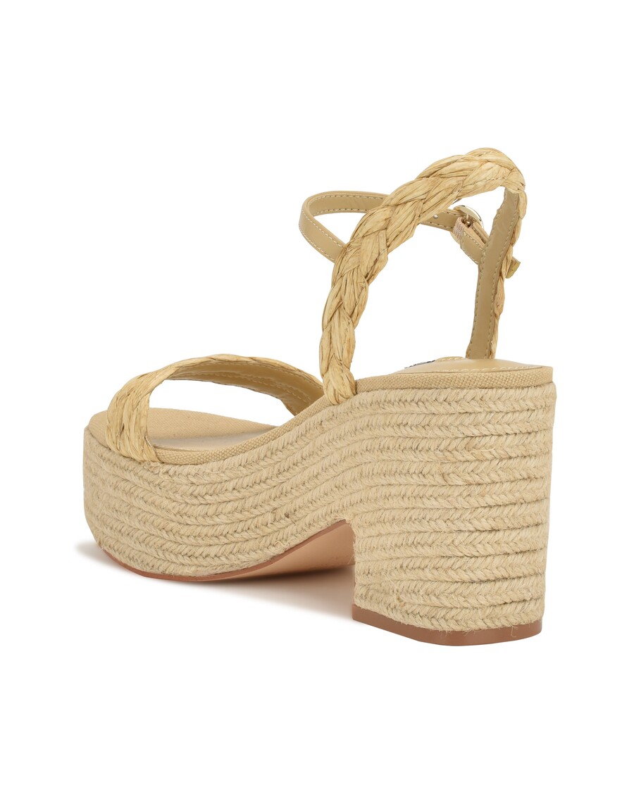 Sandale Espadrile Cu Toc Nine West Rivva