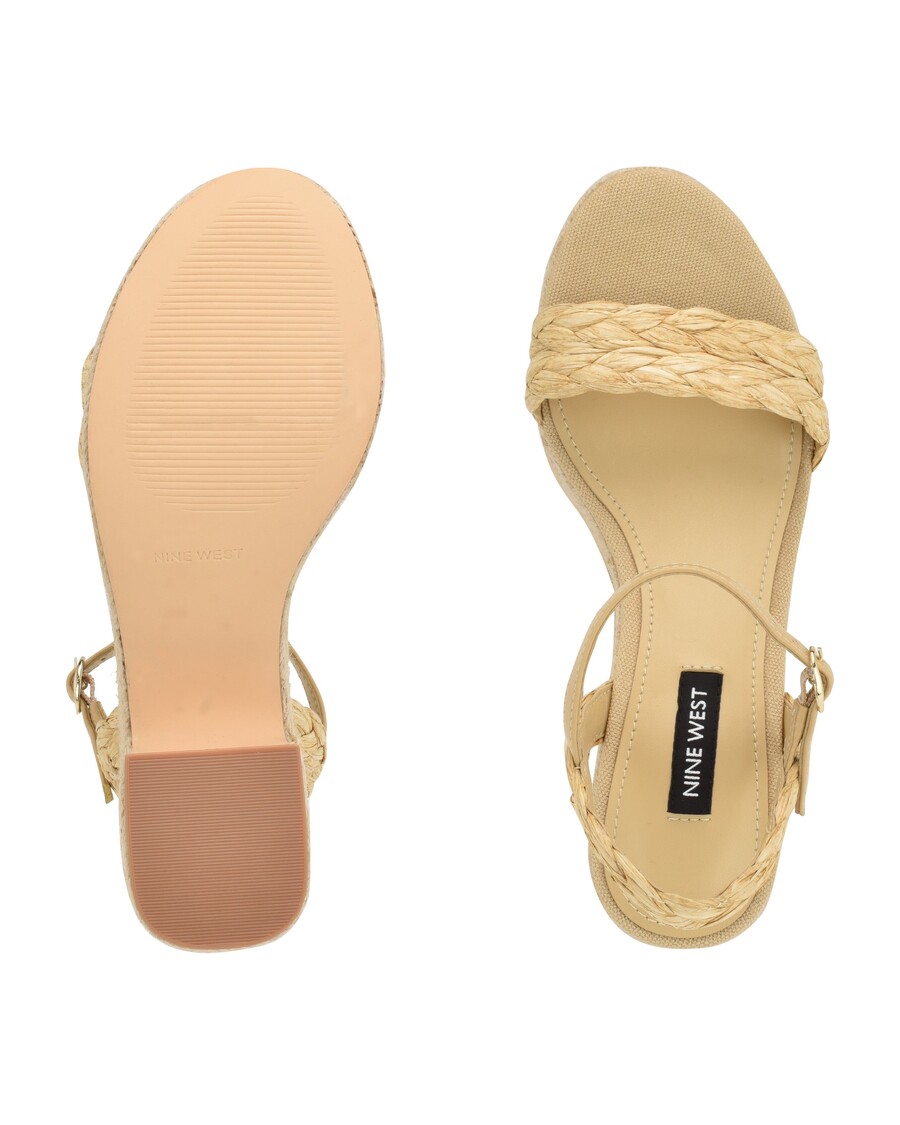 Sandale Espadrile Cu Toc Nine West Rivva