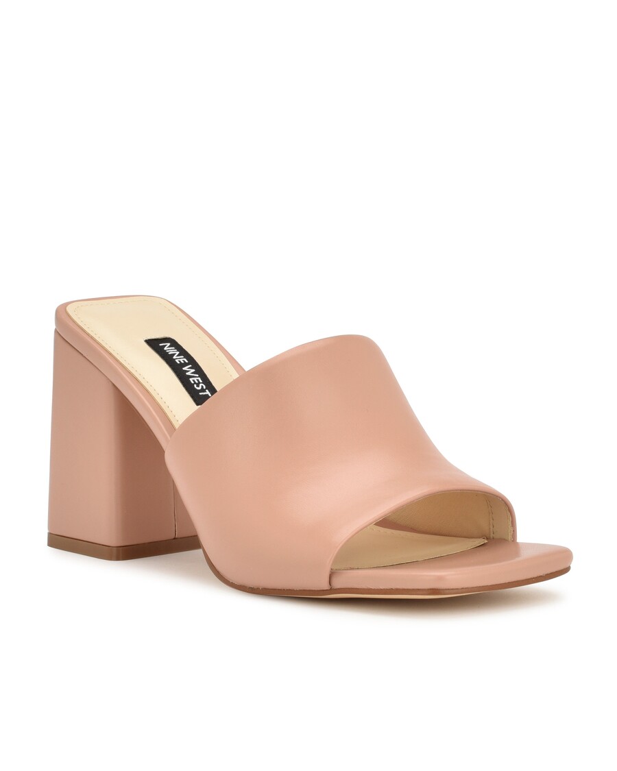 Nine West Teice Heeled Slide Sandals