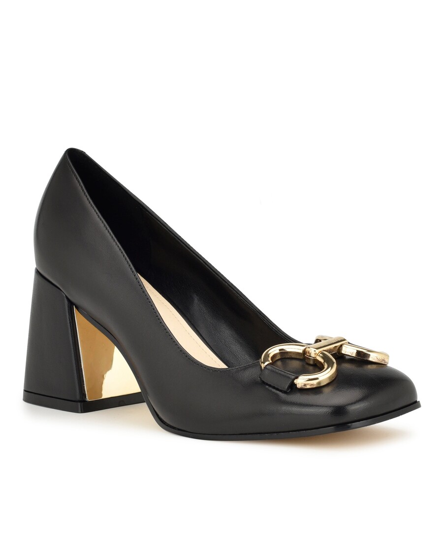 Ninewest Caven ブロックヒール パンプス