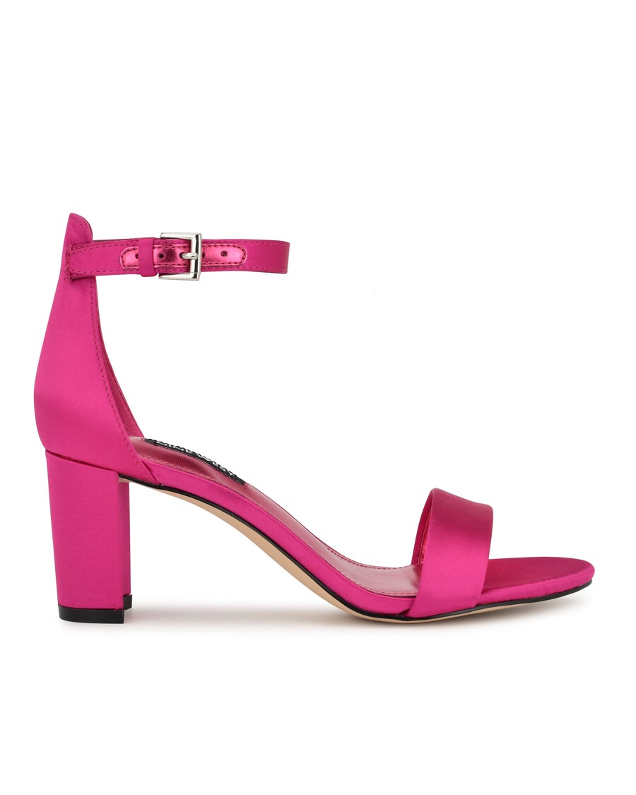 Nine West Pruce Bilekten Bağlamalı Blok Topuklu Sandalet