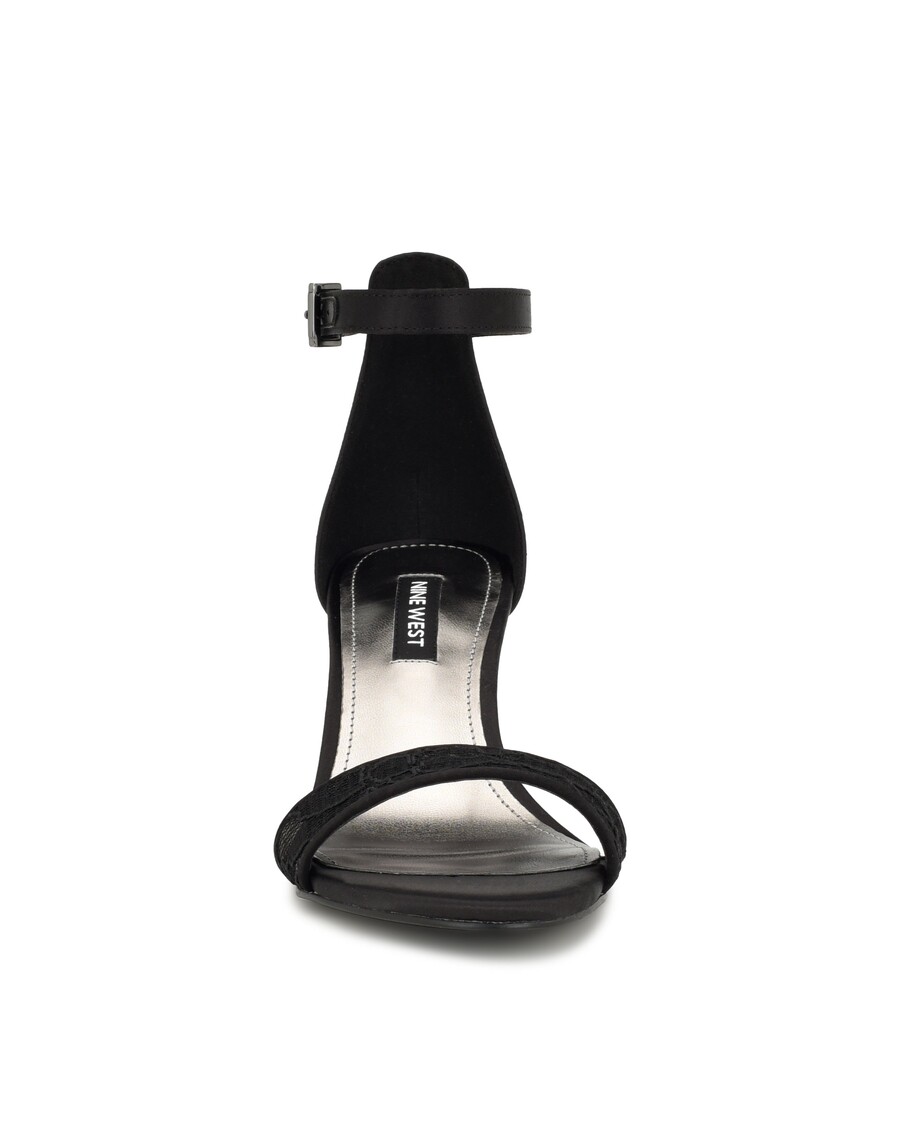 Sandale Nine West Pruce Cu Curea La Gleznă Cu Toc Bloc