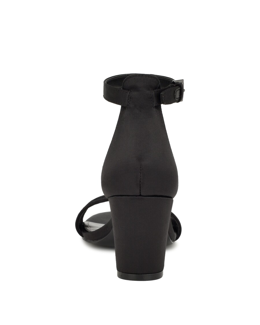 Sandale Nine West Pruce Cu Curea La Gleznă Cu Toc Bloc