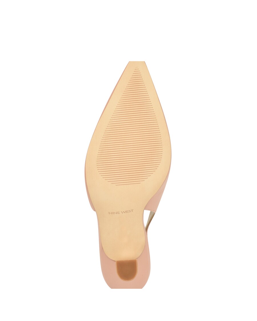 Deviņi Rietumu Veroni Slingback Sūkņi