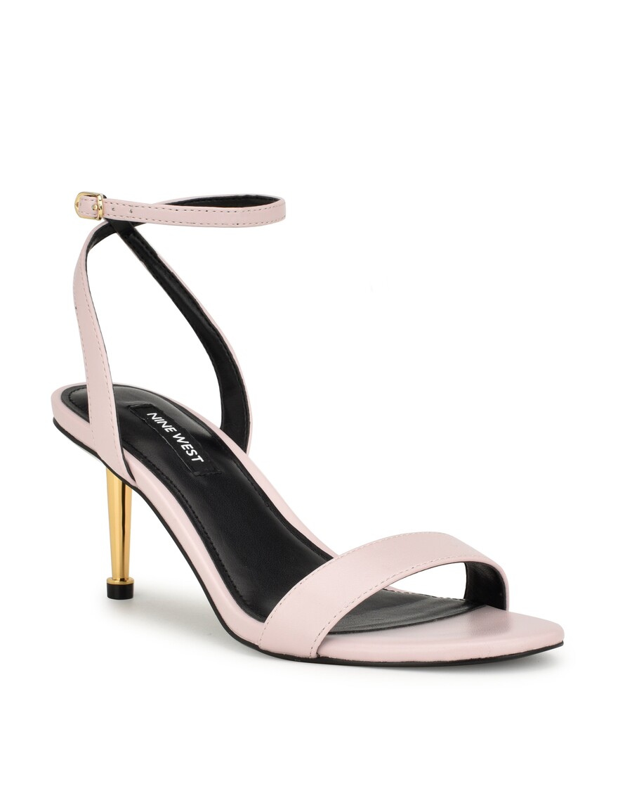 ナインウエスト アニー アンクルストラップ ヒールサンダル