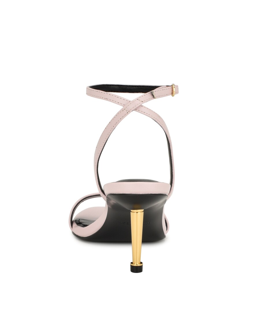 ナインウエスト アニー アンクルストラップ ヒールサンダル