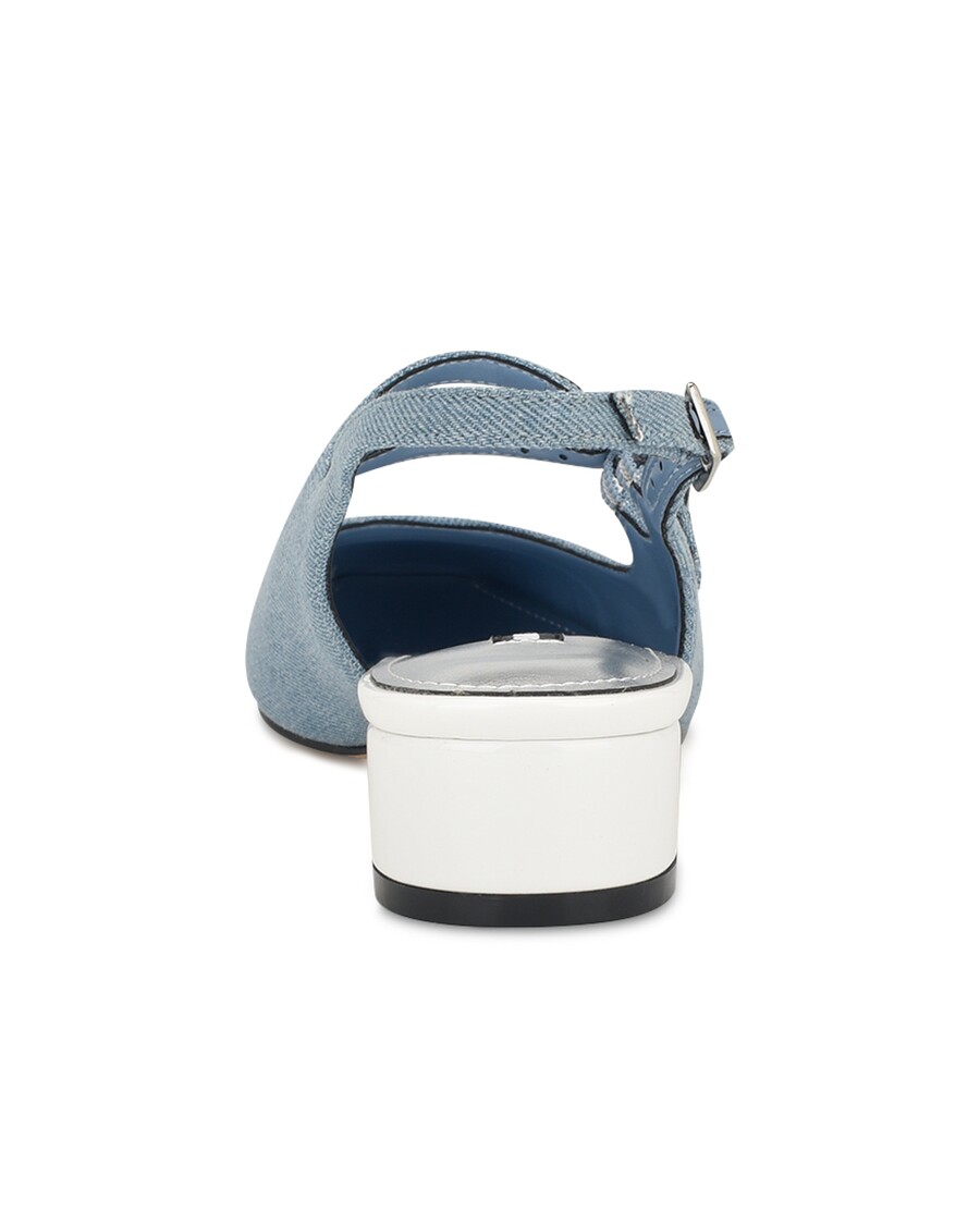 Nine West Norah Cap Toe Mary Jane Slingbacks