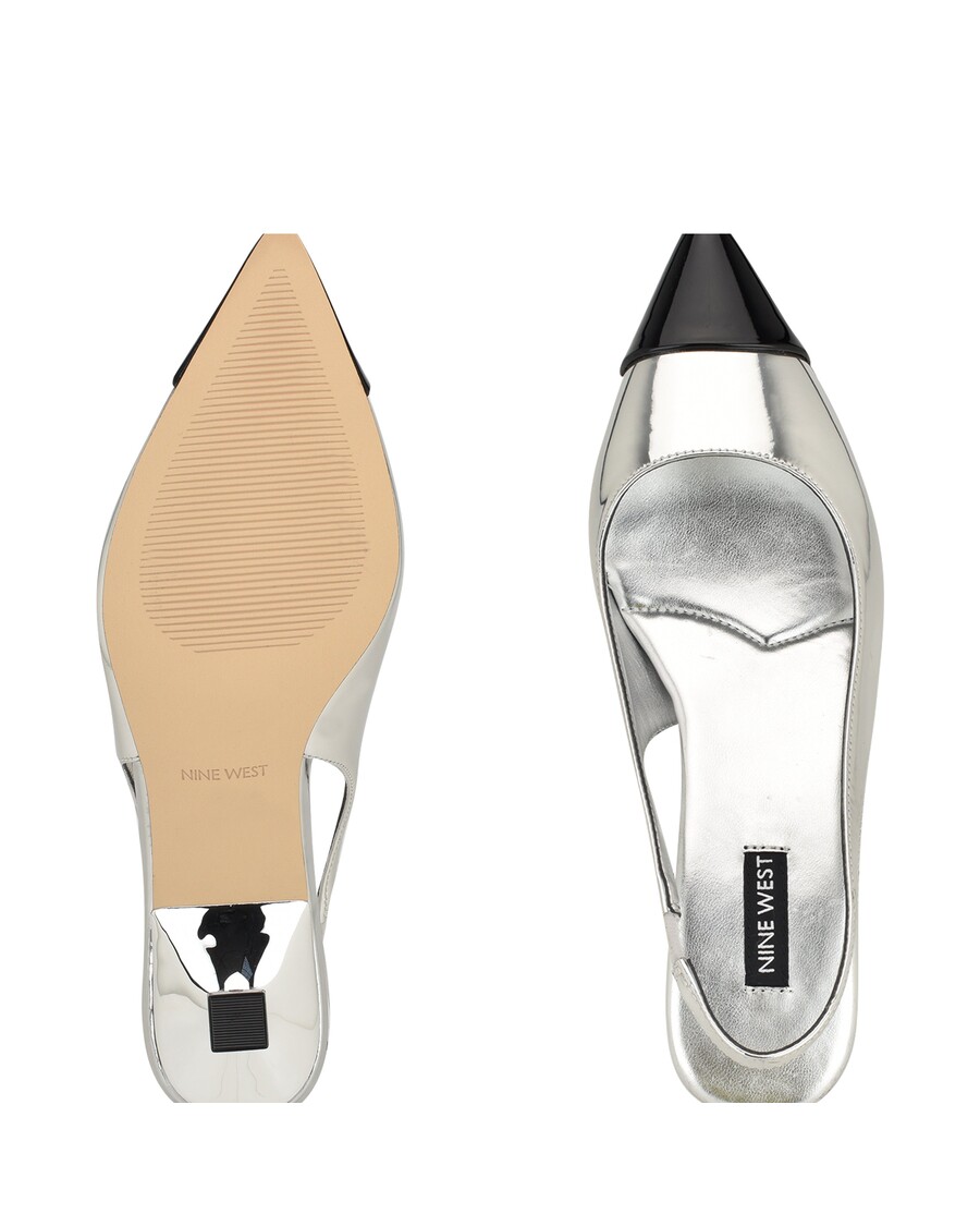 εννέα Slingbacks με μυτερό καπέλο West Workit