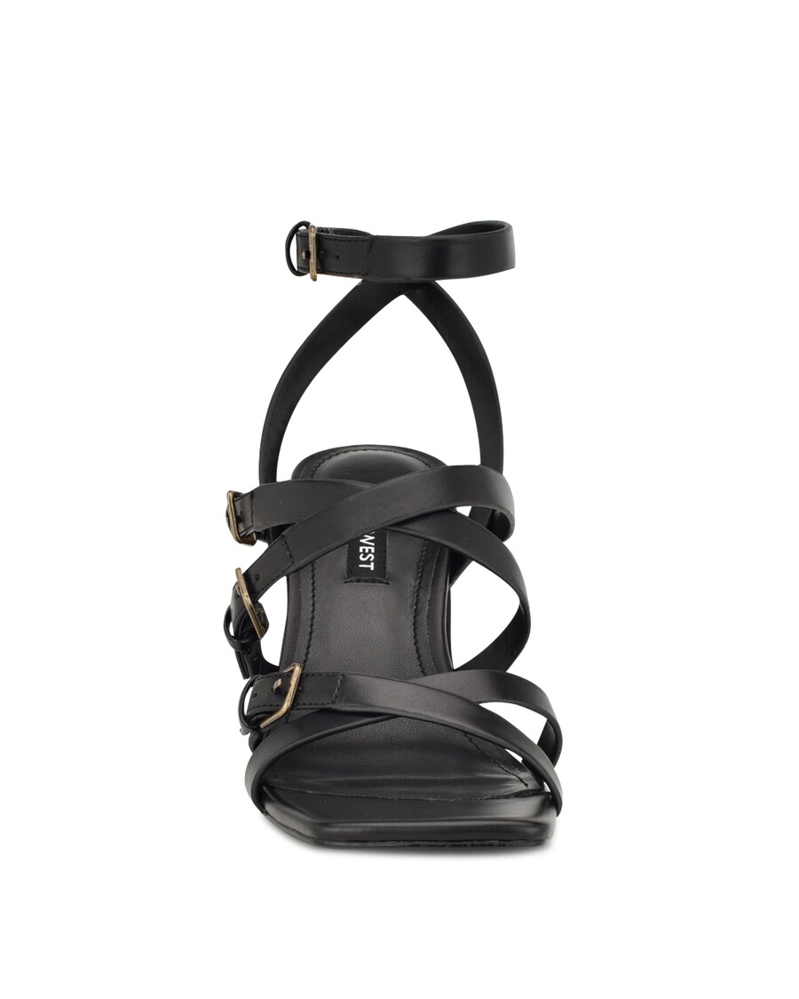 Sandal Bertumit Tali Pergelangan Kaki Karrly Sembilan Barat