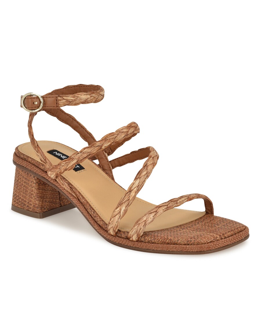 صندل بكعب عريض من ناين ويست إيمولي