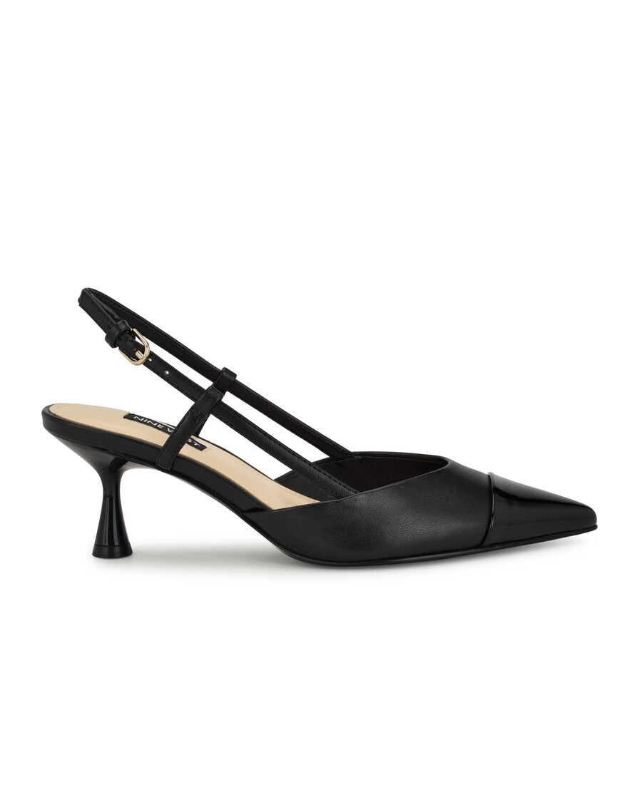 Kilenc Nyugati Rizzy Sapka Lábujj Slingbacks