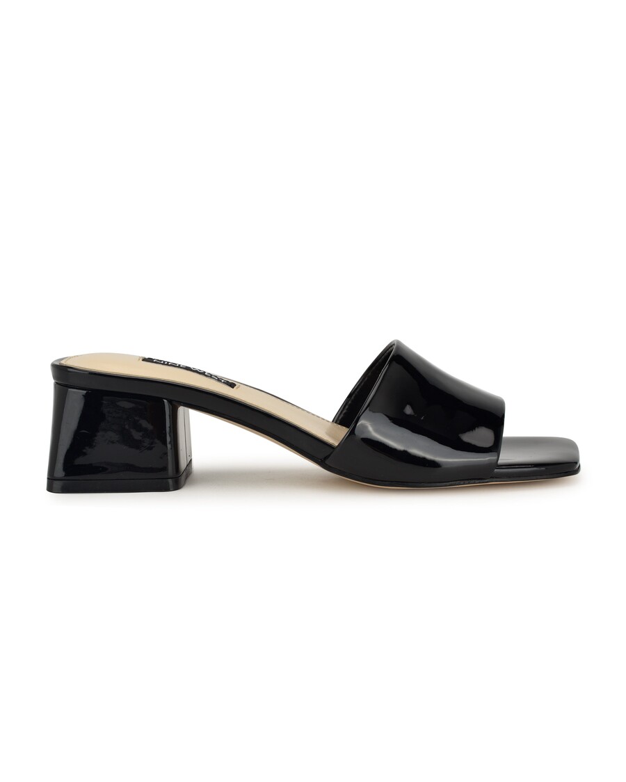 Nine West Bamsy-slip Sandalen Met Blokhak