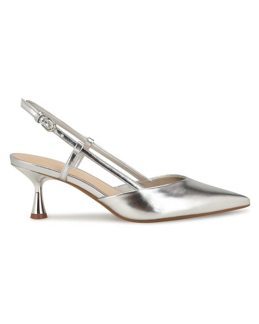 Kilenc Nyugati Rowen Hegyes Lábujj Slingbacks