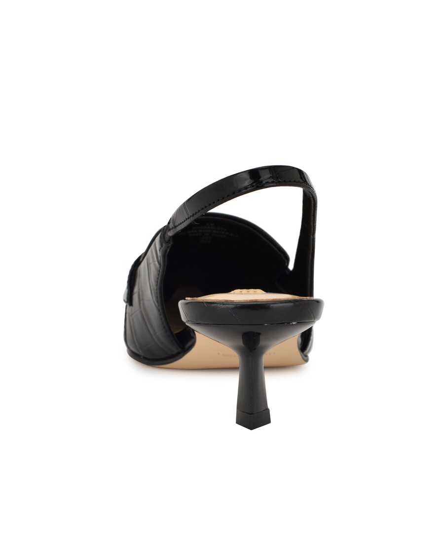 Deväť Západných Charlot Prispôsobených Slingback čerpadiel