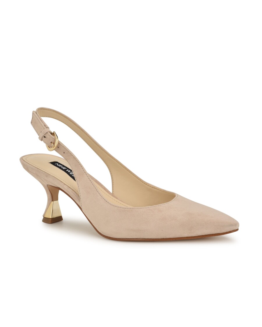 Nove Décolleté Slingback A Punta Di West Jannit