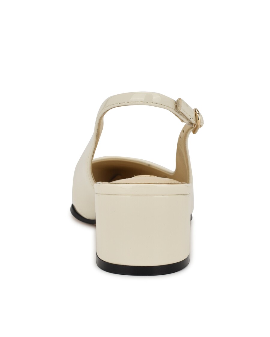 üheksa West Prepp Block Heel Slingback Pumpa