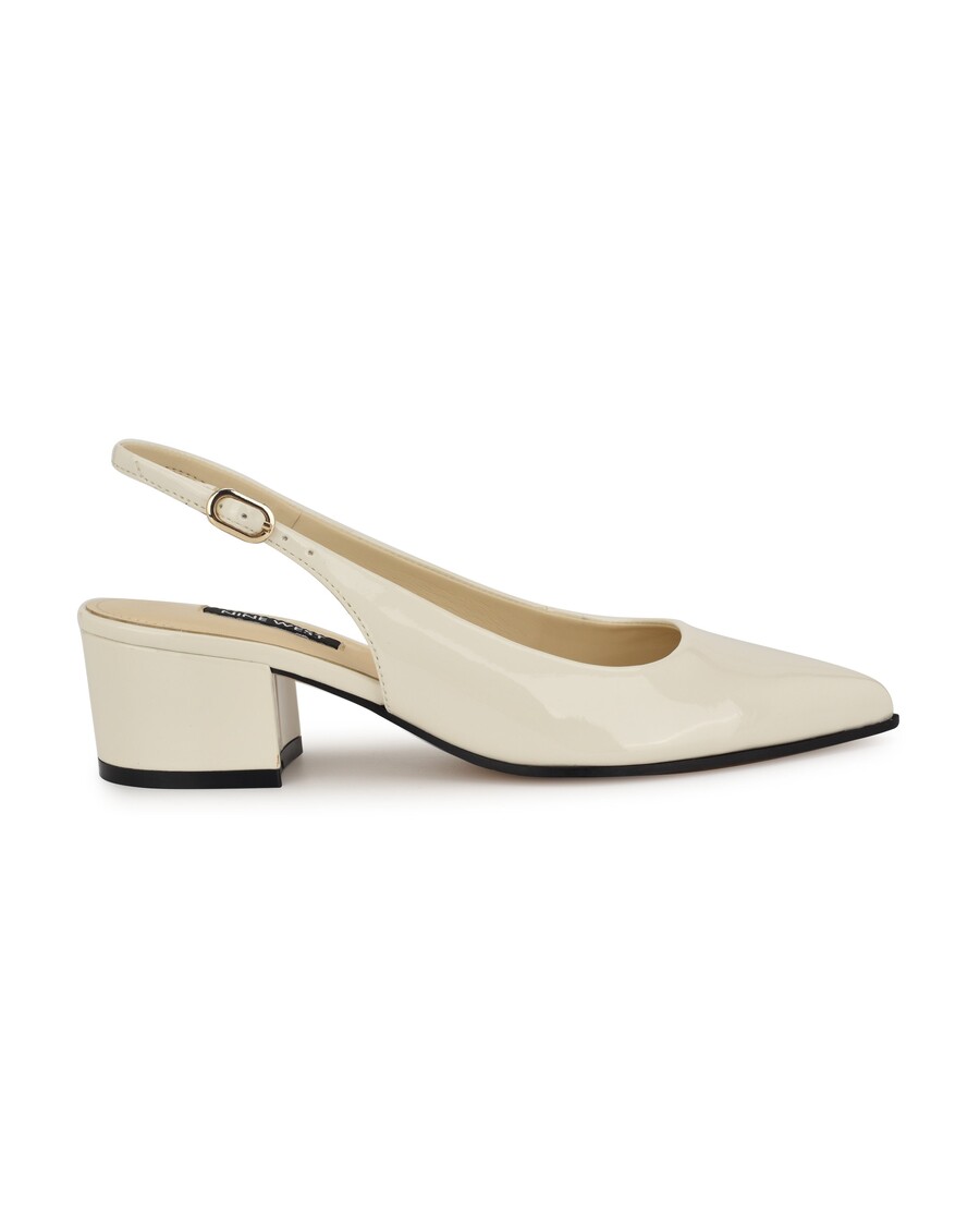 Nine West Prepp Slingback Pumps Met Blokhak