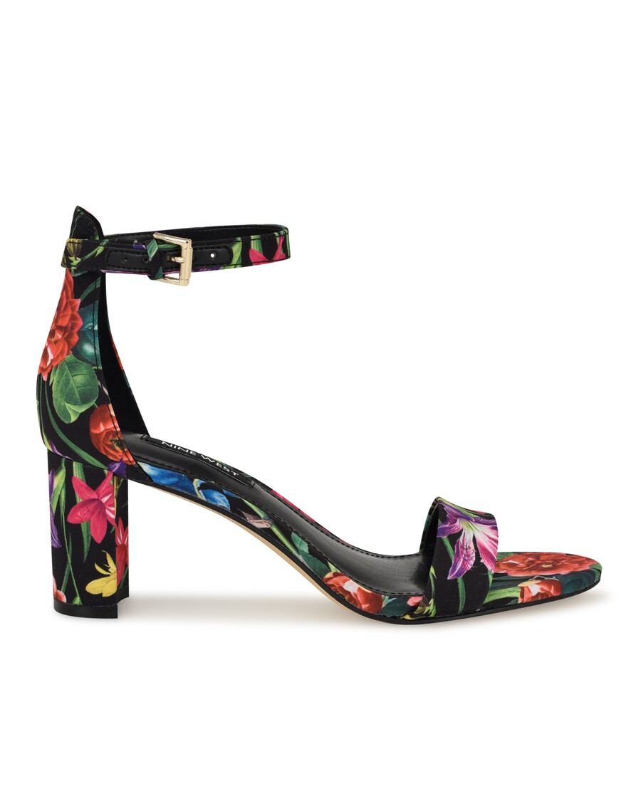 Negen West-pruce Sandalen Met Enkelbandje En Blokhak