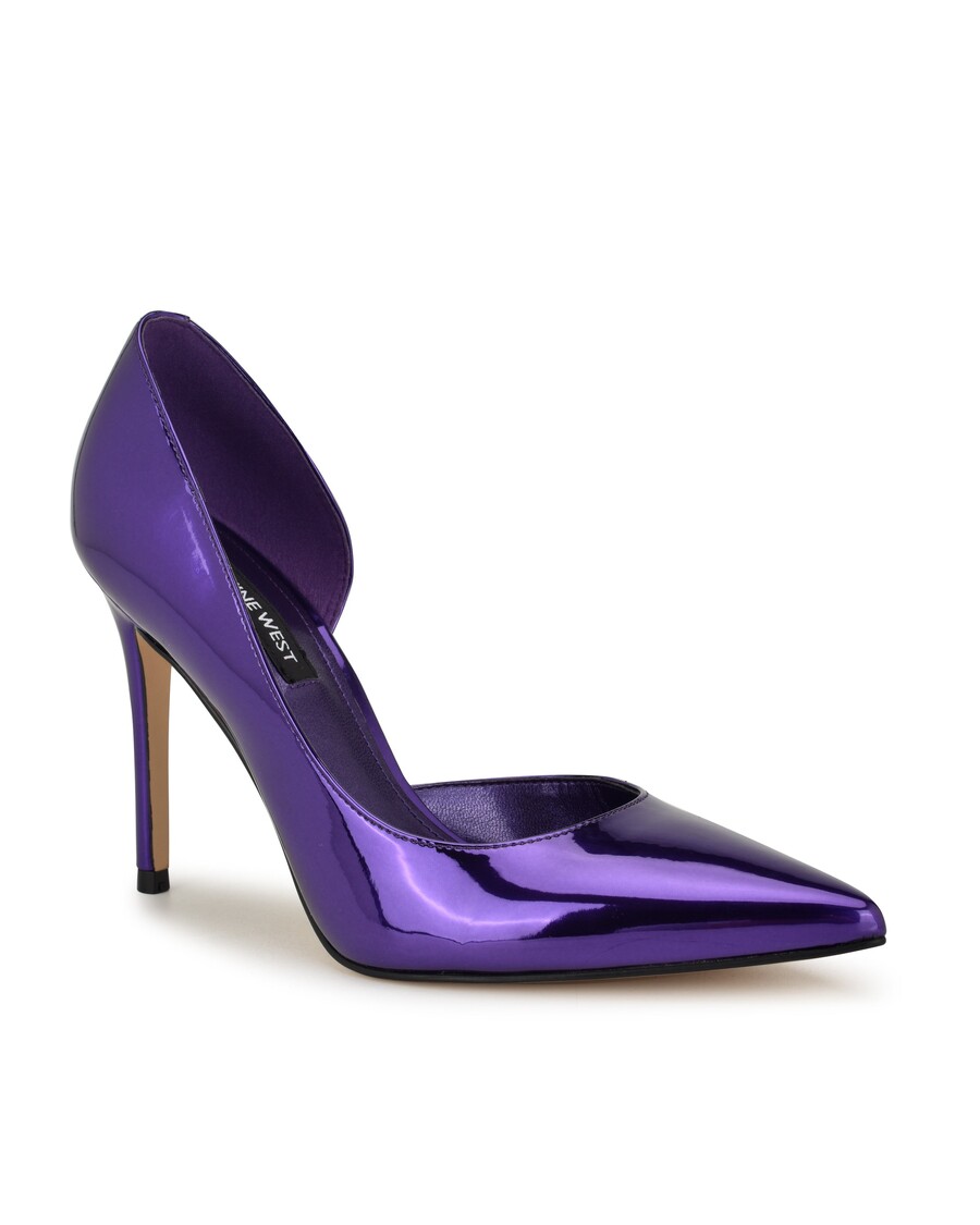 Kilenc West Follow D'orsay Hegyes Lábujj Pumpa