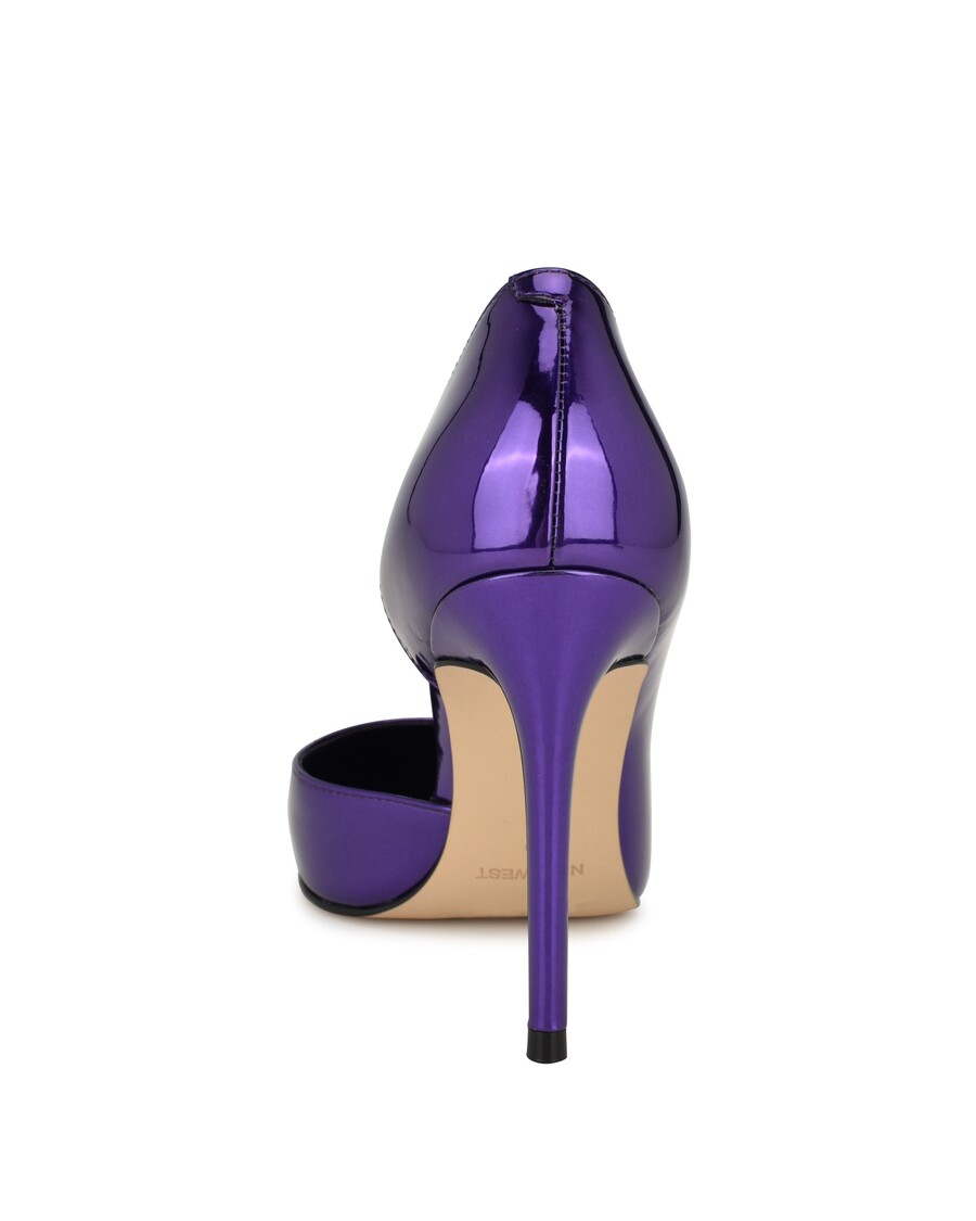 Kilenc West Follow D'orsay Hegyes Lábujj Pumpa