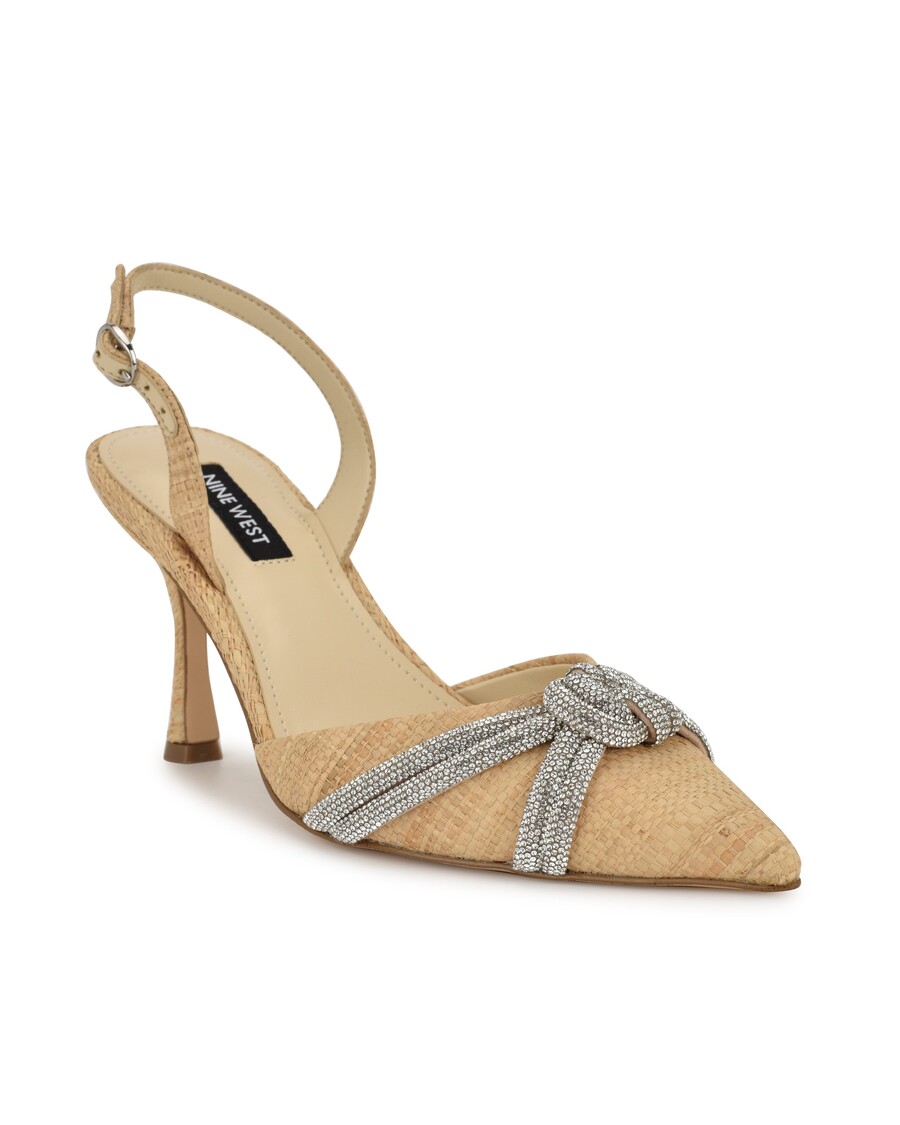 Devět West Deby Slingback Podpatků