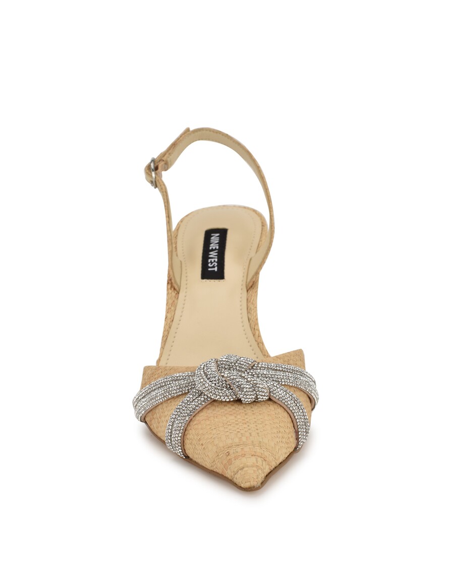 Devět West Deby Slingback Podpatků