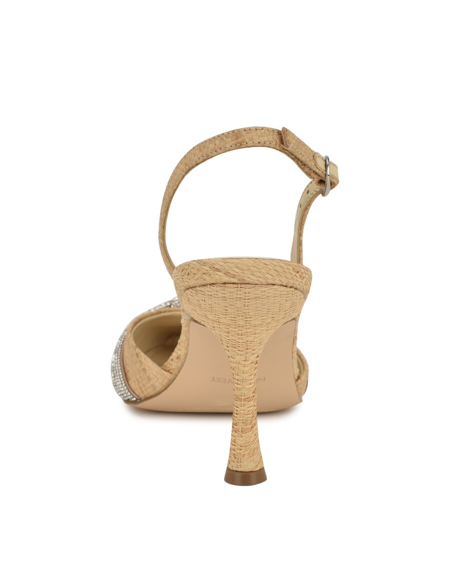 Devět West Deby Slingback Podpatků