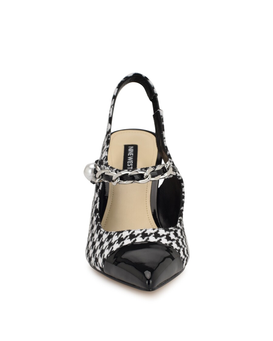 Ni West Rendez Cap Toe Slingbacks