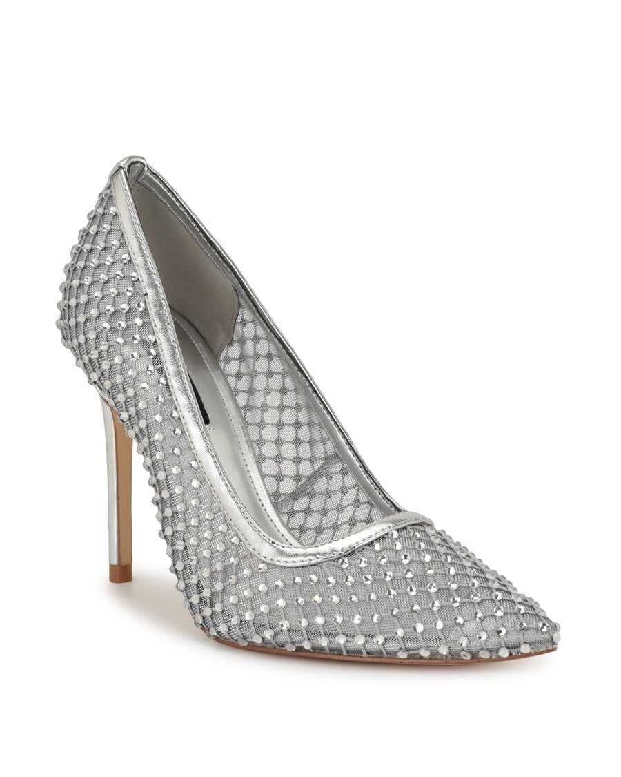 Nio West Freshe Rhinestone Mesh Pumpar