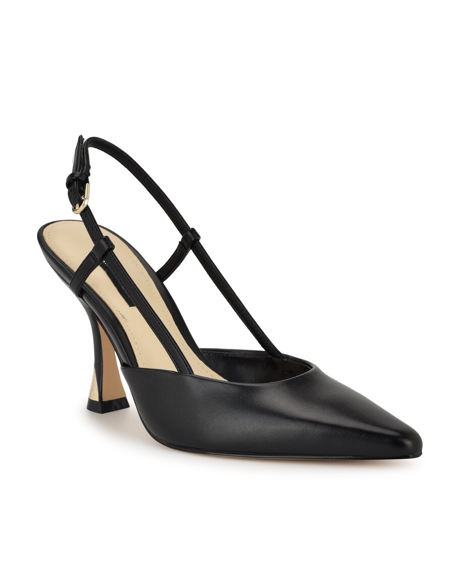 Nueve Zapatos Destalonados Con Punta Puntiaguda De West Vassa