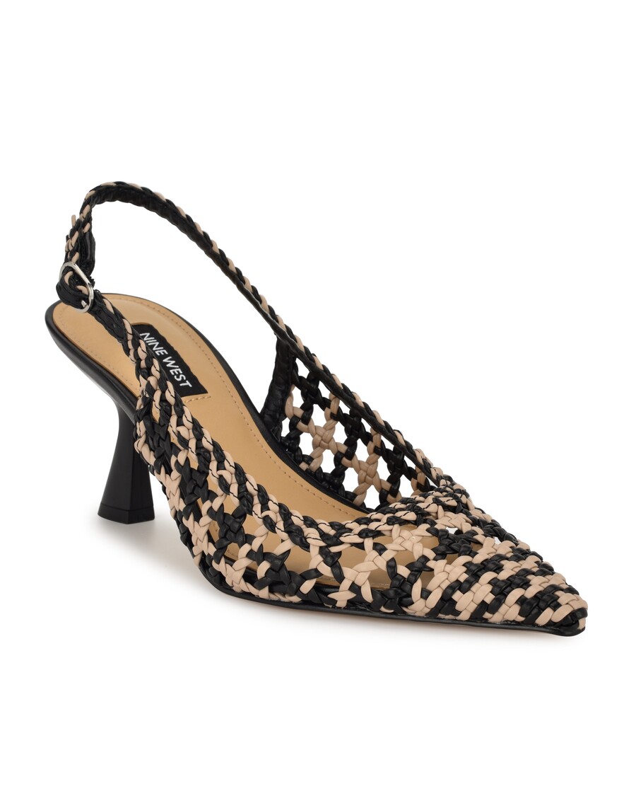 девять тканых босоножек с ремешком на пятке West Madalene