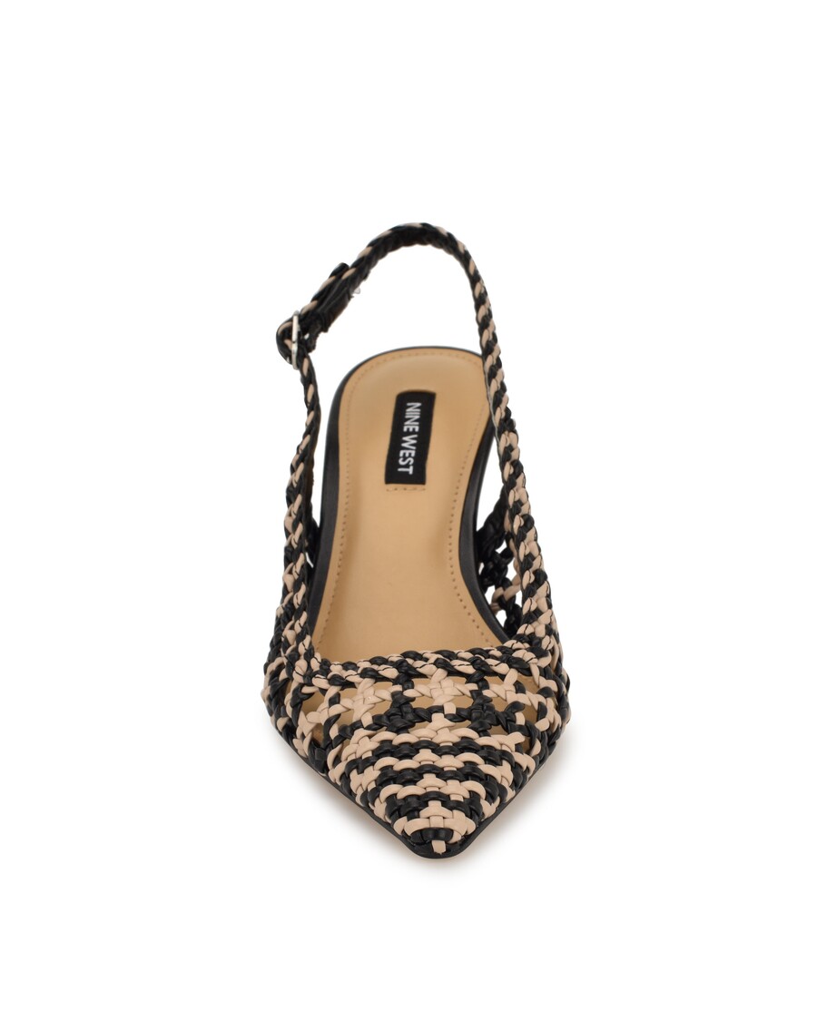 девять тканых босоножек с ремешком на пятке West Madalene