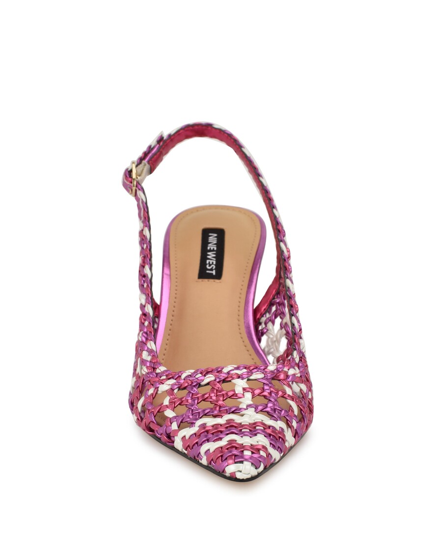 üheksa Lääne Madalene Kootud Slingbacks