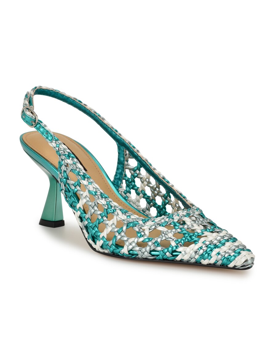 üheksa Lääne Madalene Kootud Slingbacks