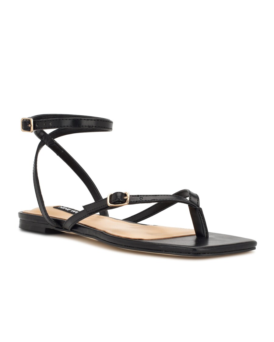 סנדלים שטוחים לעטוף קרסול תשע ווסט נלסון