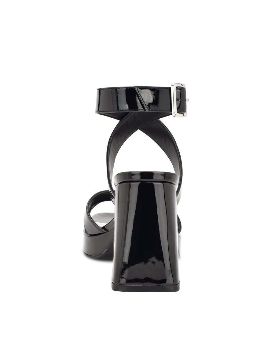 Nine West Mücadele Bilekten Bağlamalı Platform Sandaletler