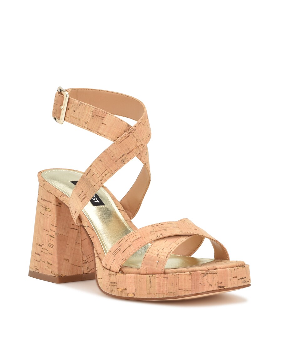 сандали на платформа с каишка за глезена Nine West