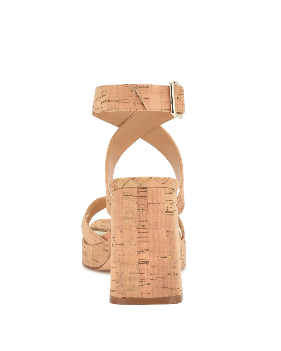 сандали на платформа с каишка за глезена Nine West