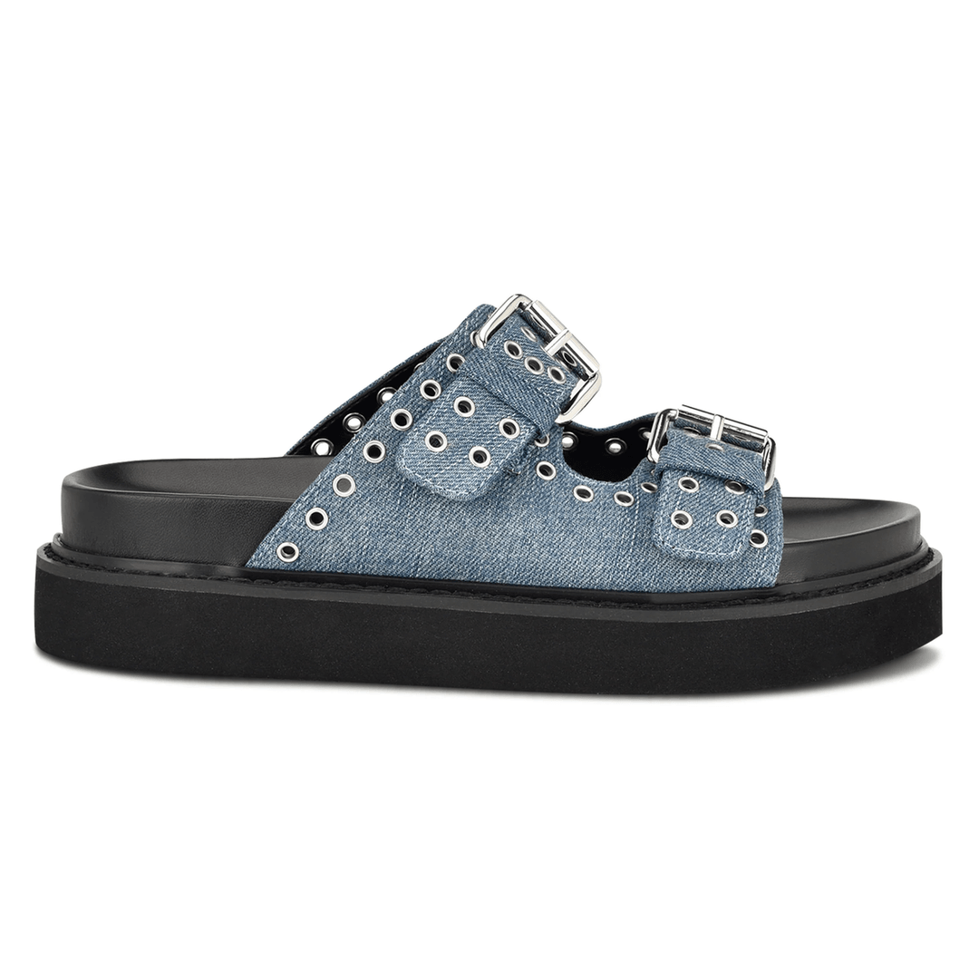 Nine West Eleny Buckle Slide Sandaalid Denim