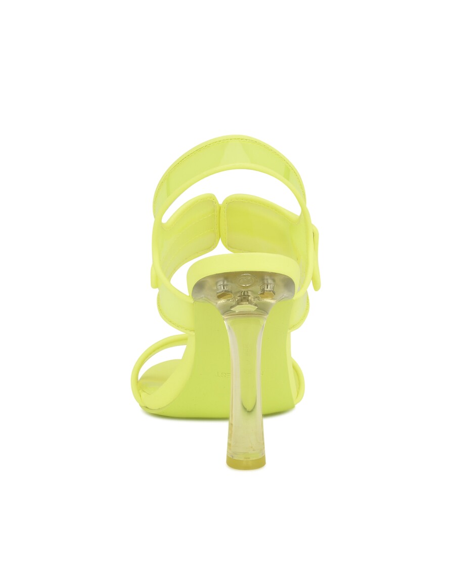 Nine West Lucile Transparente Riemchensandalen