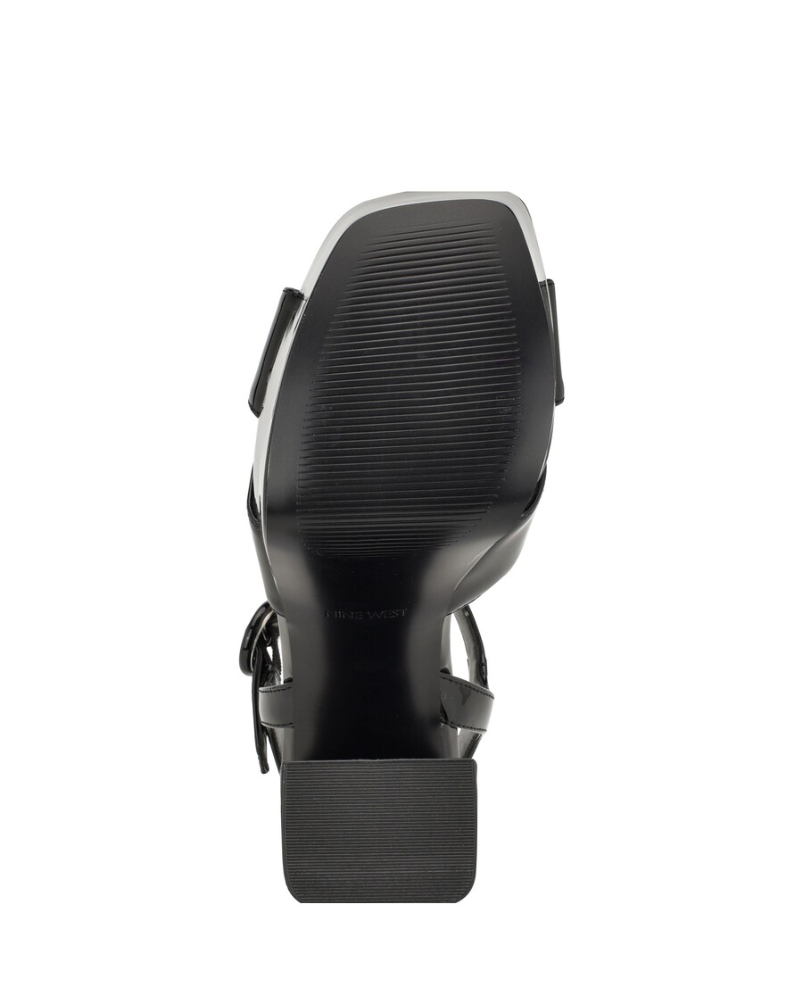 Kilenc Nyugati Vallan Pántos Platform Szandál