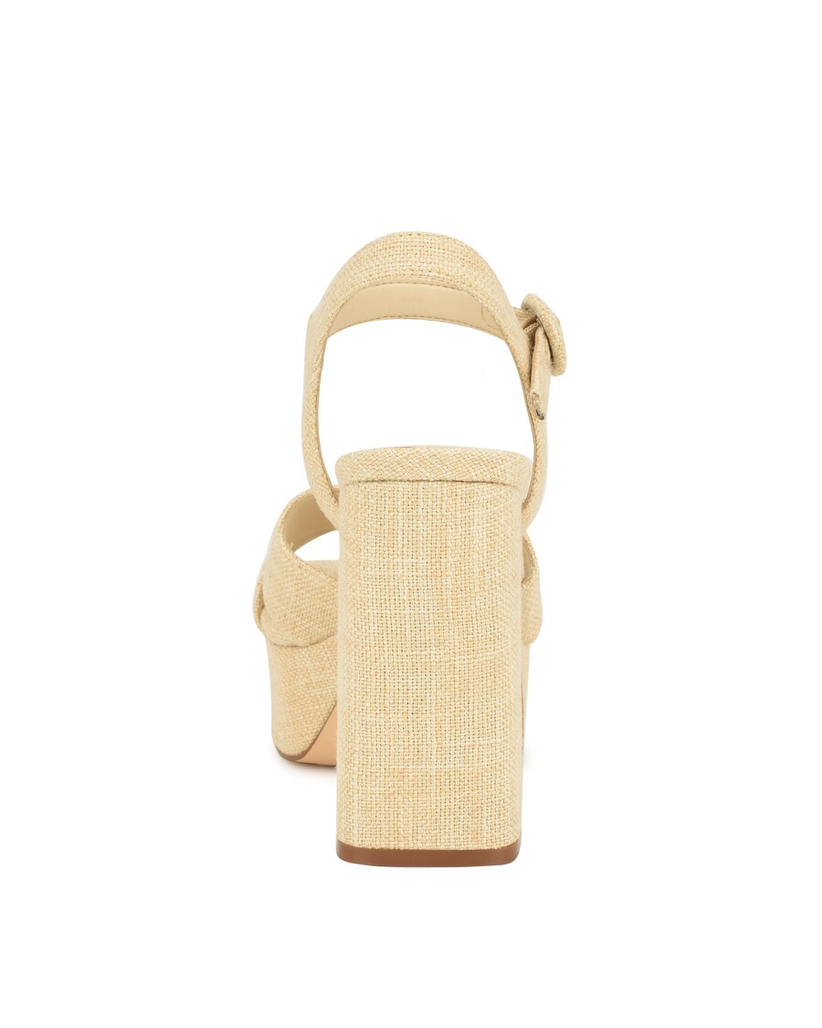 Nove Sandali Con Plateau Con Cinturino West Vallen