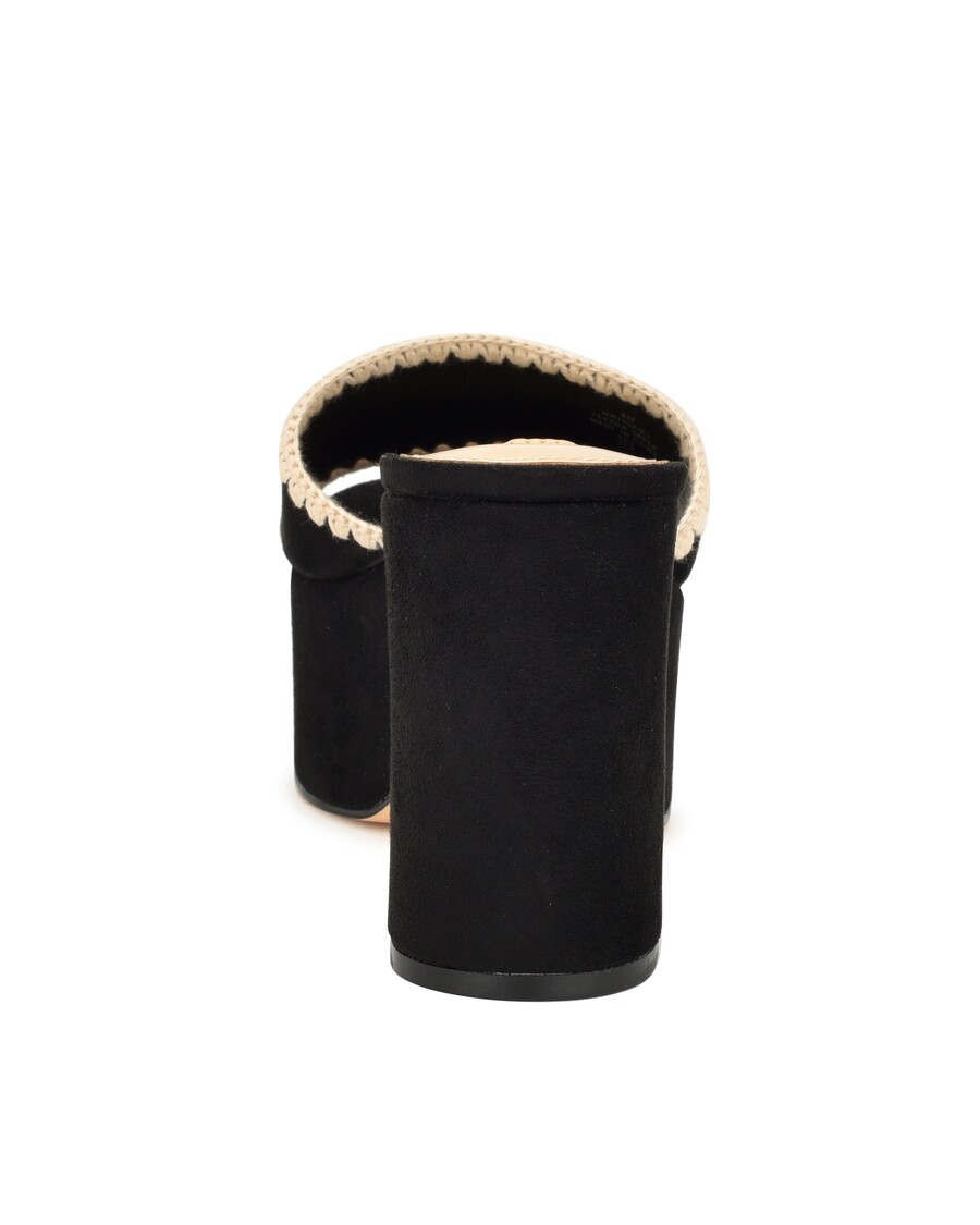 Deväť Západ Yickie Platformových šmykľavých Sandálov