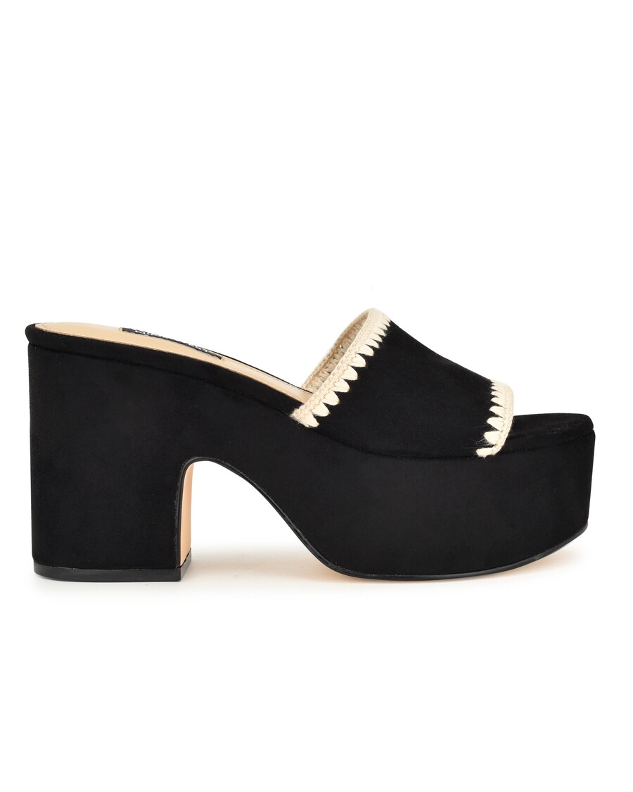 Nine West Yickie Platformlu Slayt Sandalet