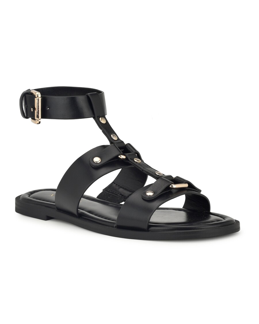 Nine West Jouise - Sandales Plates à Bride Cheville