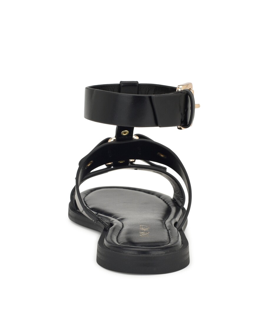 Nine West Jouise - Sandales Plates à Bride Cheville