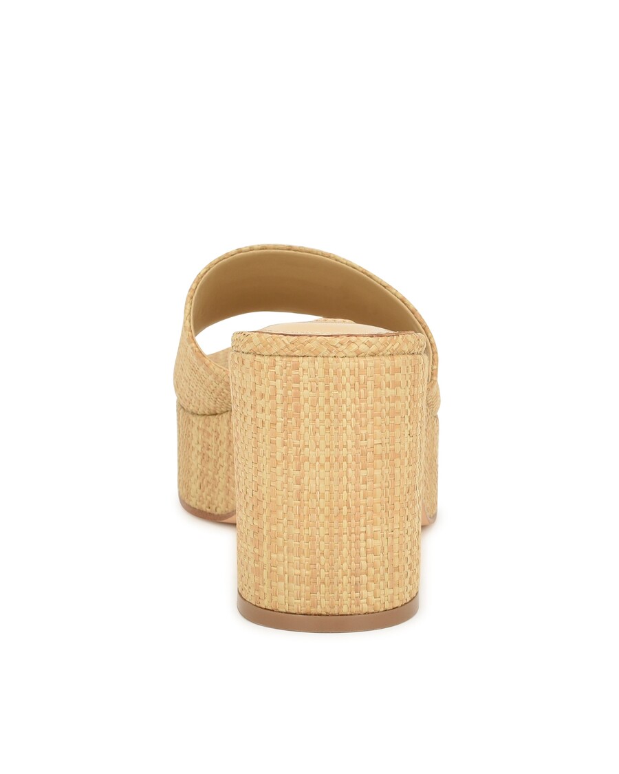 Kilenc West Boone Platform Csúsztatható Szandál