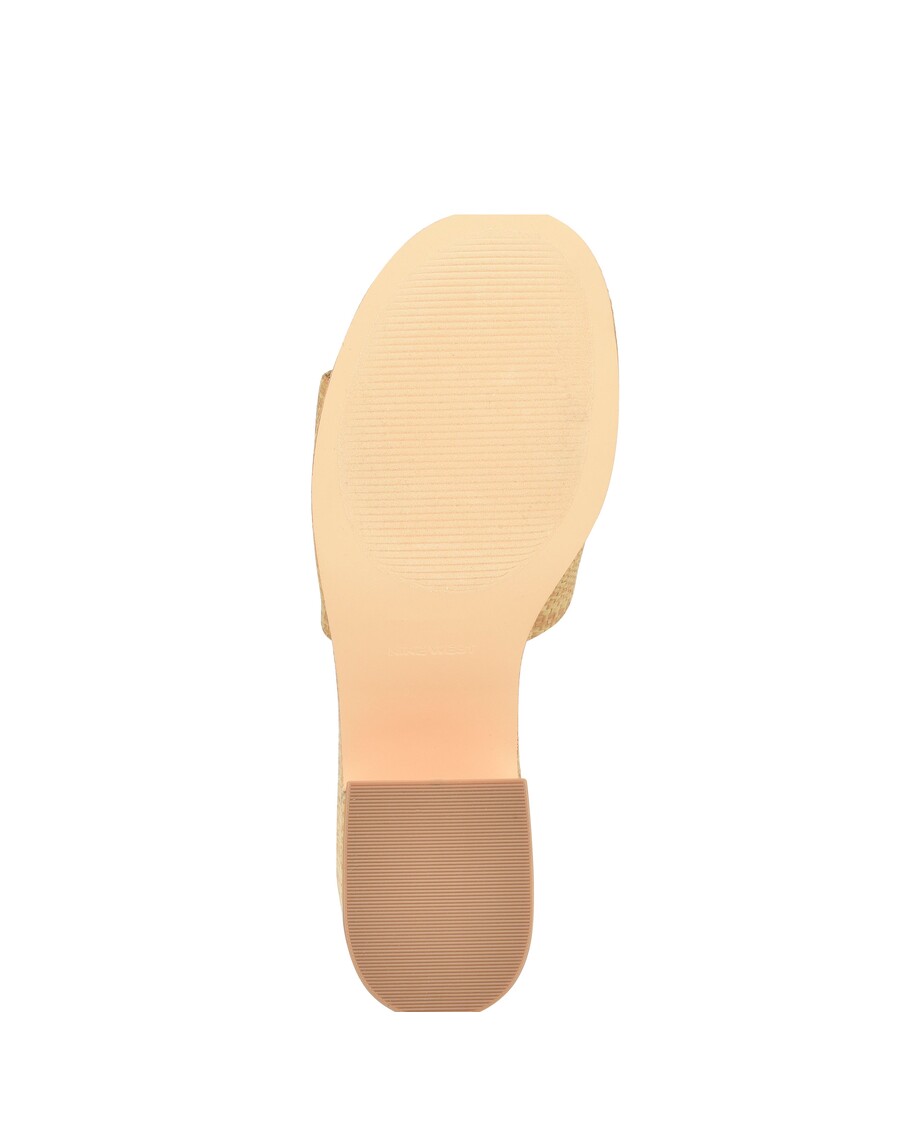 Kilenc West Boone Platform Csúsztatható Szandál