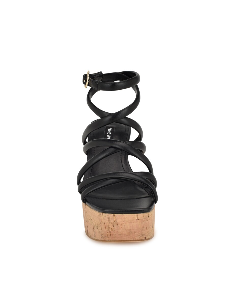 üheksa Läänekorgist Platvormiga Kiilrihmaga Sandaalid