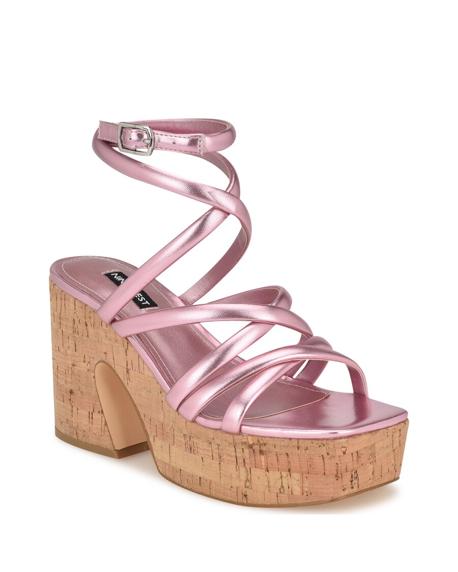 üheksa Läänekorgist Platvormiga Kiilrihmaga Sandaalid